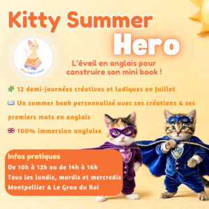Stage anglais enfants 3-5 ans